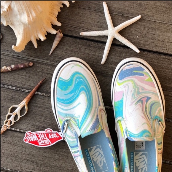 🌴🔆VANS- TIE DYE SLIP ON’S ULTRA CUSH🔆🌴 - Picture 2 of 9